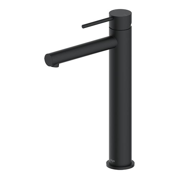 Indigo Alisa Brass WELS 4 Star Bathroom Tower Basin Mixer Tap Matte Black