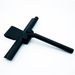 Indigo Ciara Shower Squeegee Matte Black online at Indigo Bathrooms