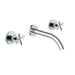 Indigo Elite X Wall Basin/Bath Set 220mm Chrome US5004CH