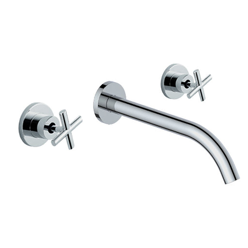 Indigo Elite X Wall Basin/Bath Set 270mm Chrome online at Indigo Bathrooms