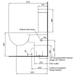 Technical Drawing - Indigo Ridge Toilet Suite US8001T