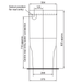 Technical Drawing - Indigo Ridge Toilet Suite US8001T