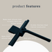 Indigo Ciara Shower Squeegee Matte Black product features