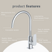 Indigo Savina Sink Mixer Chrome product features