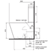 Technical Drawing - Indigo Cali Toilet Suite US8002T