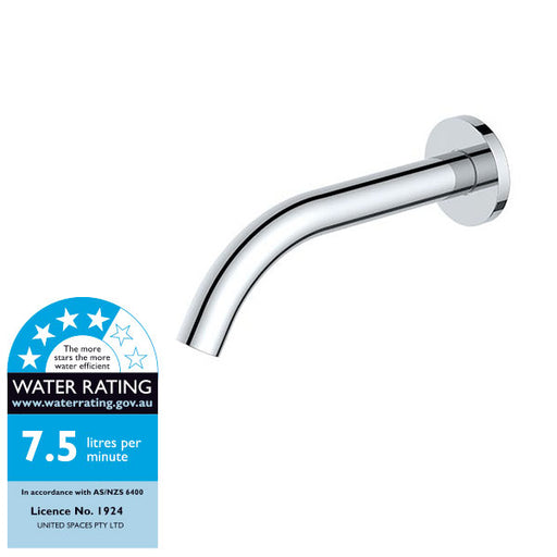 Indigo Alisa Bathroom 22cm Bath/Basin Fixed Spout Polished Chrome WELS Rating - Indigo