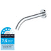 Indigo Alisa Bathroom 27cm Bath/Basin Fixed Spout Polished Chrome WELS Rating - Indigo