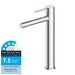 Indigo Alisa Brass WELS 4 Star Bathroom Tower Basin Mixer Tap Polished Chrome WELS Rating - Indigo