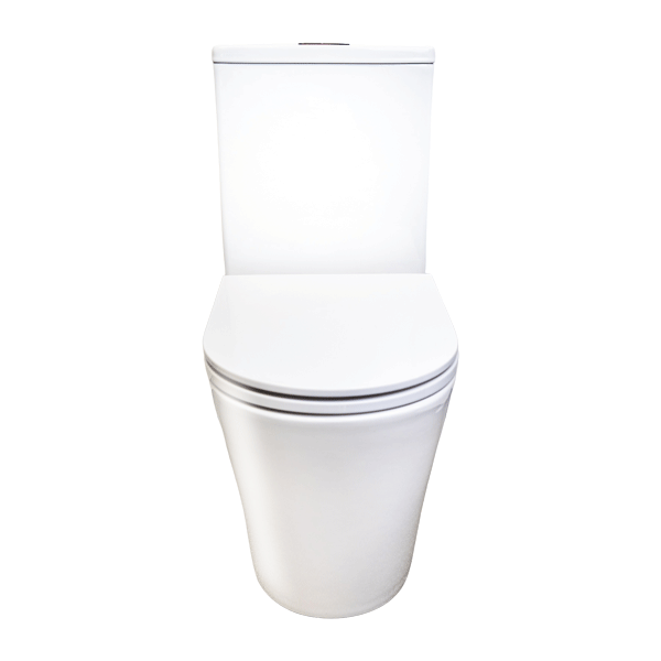 Indigo Cali Rimless Toilet Suite - modern toilet suite - rimless back to wall toilet suite