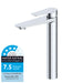 Indigo Savina Brass Bathroom WELS 4 Star Tower Basin Mixer Tap Polished Chrome WELS Rating - Indigo