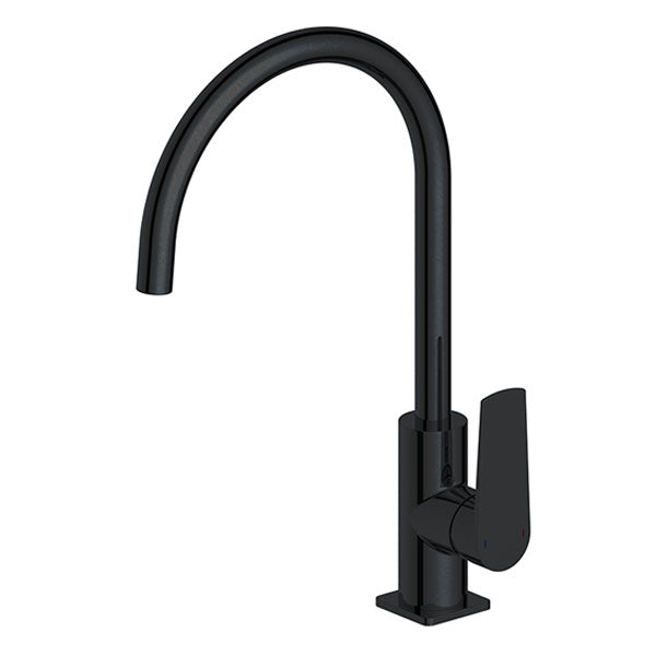 Indigo Savina Sink Mixer Matte Black online at Indigo Bathrooms