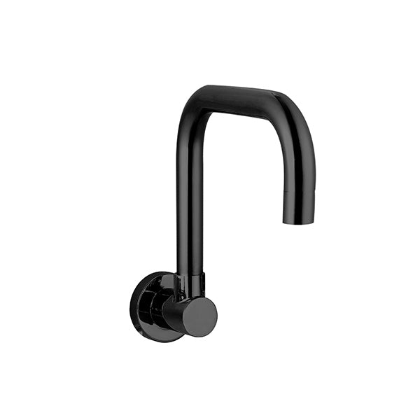 Indigo Elite X Wall Sink Spout Matte Black online at Indigo Bathrooms