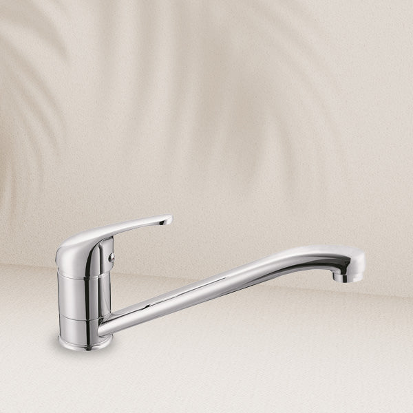 Indigo Elite WELS 5 Star, 6Lmin Kitchen Sink Lever Mixer Tap Polished Chrome